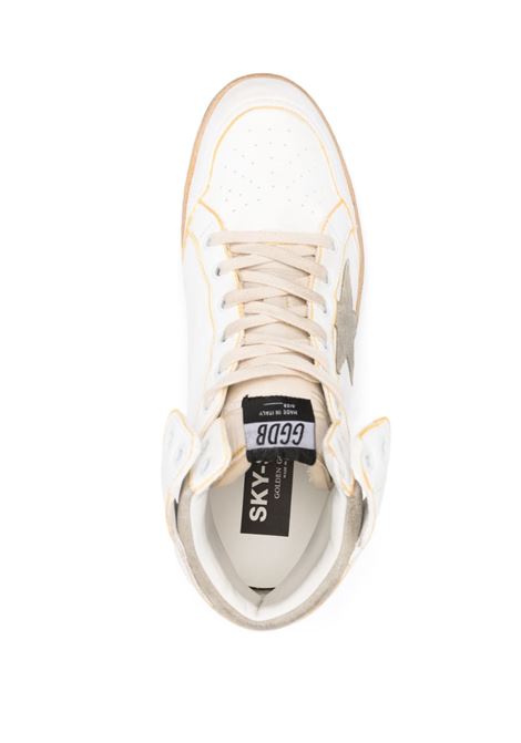 white calf leather Sky-Star high-top sneakers  GOLDEN GOOSE | GMF00230-F00408910961